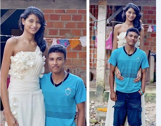 世界最高身高少女圖片