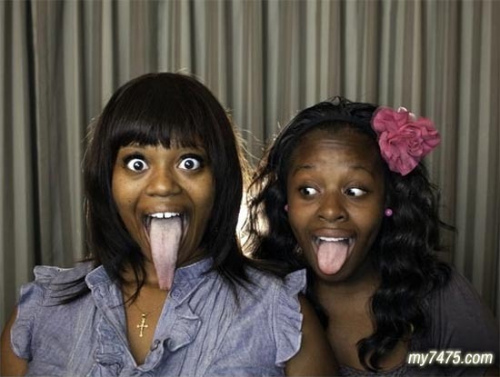 世界上最長舌頭圖片 吉尼斯世界紀錄圖片